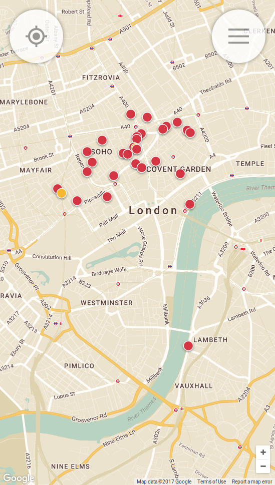 Screenshot of 24hourlondon App